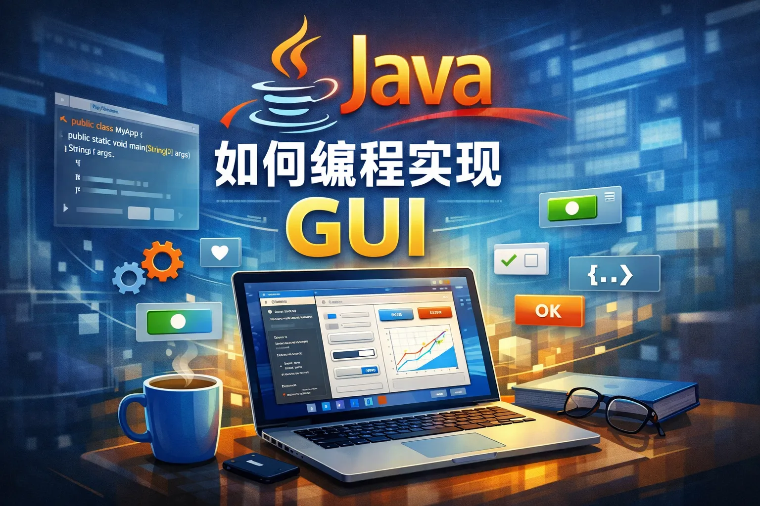 java如何编程实现gui
