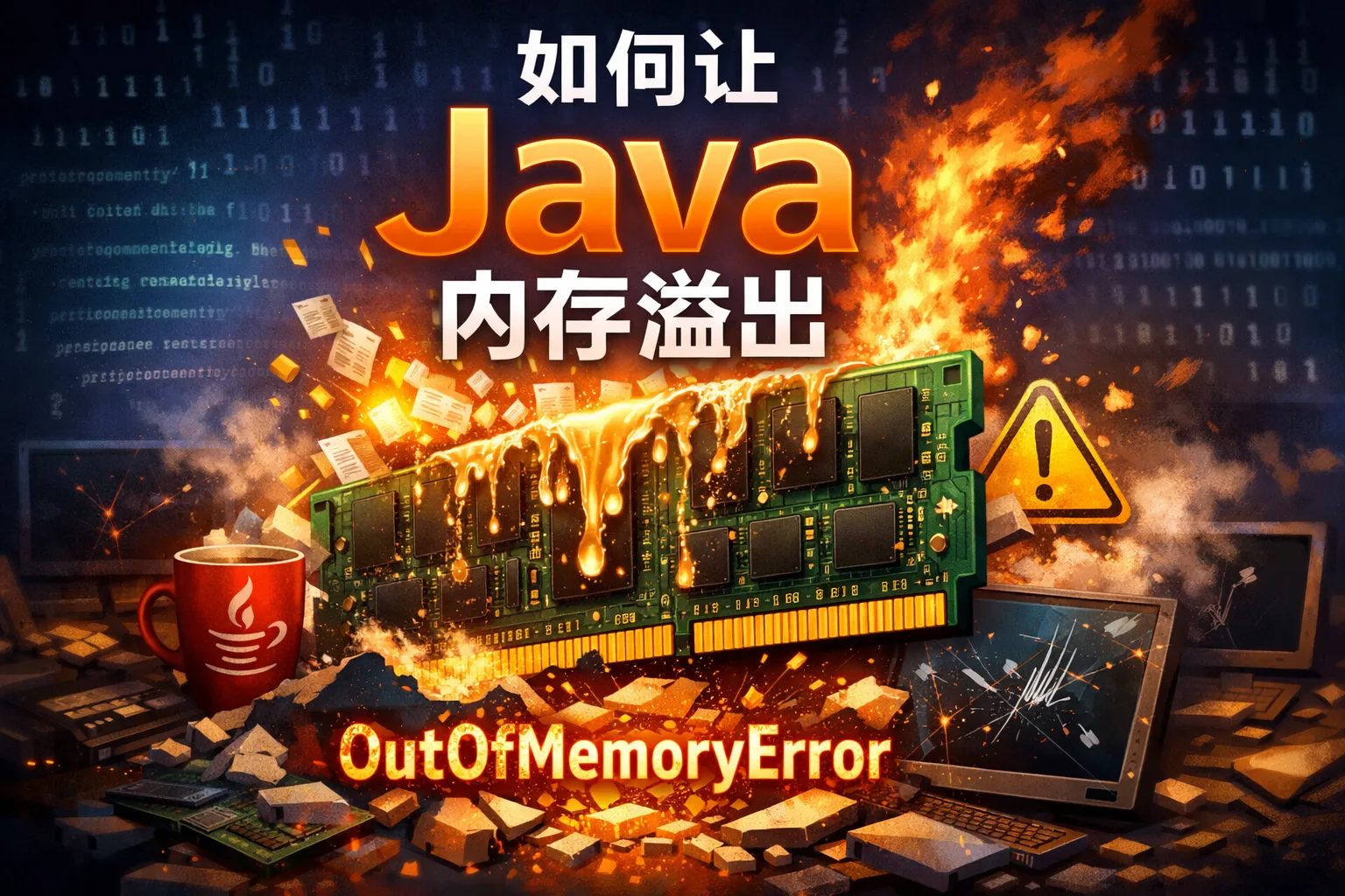 如何让java内存溢出