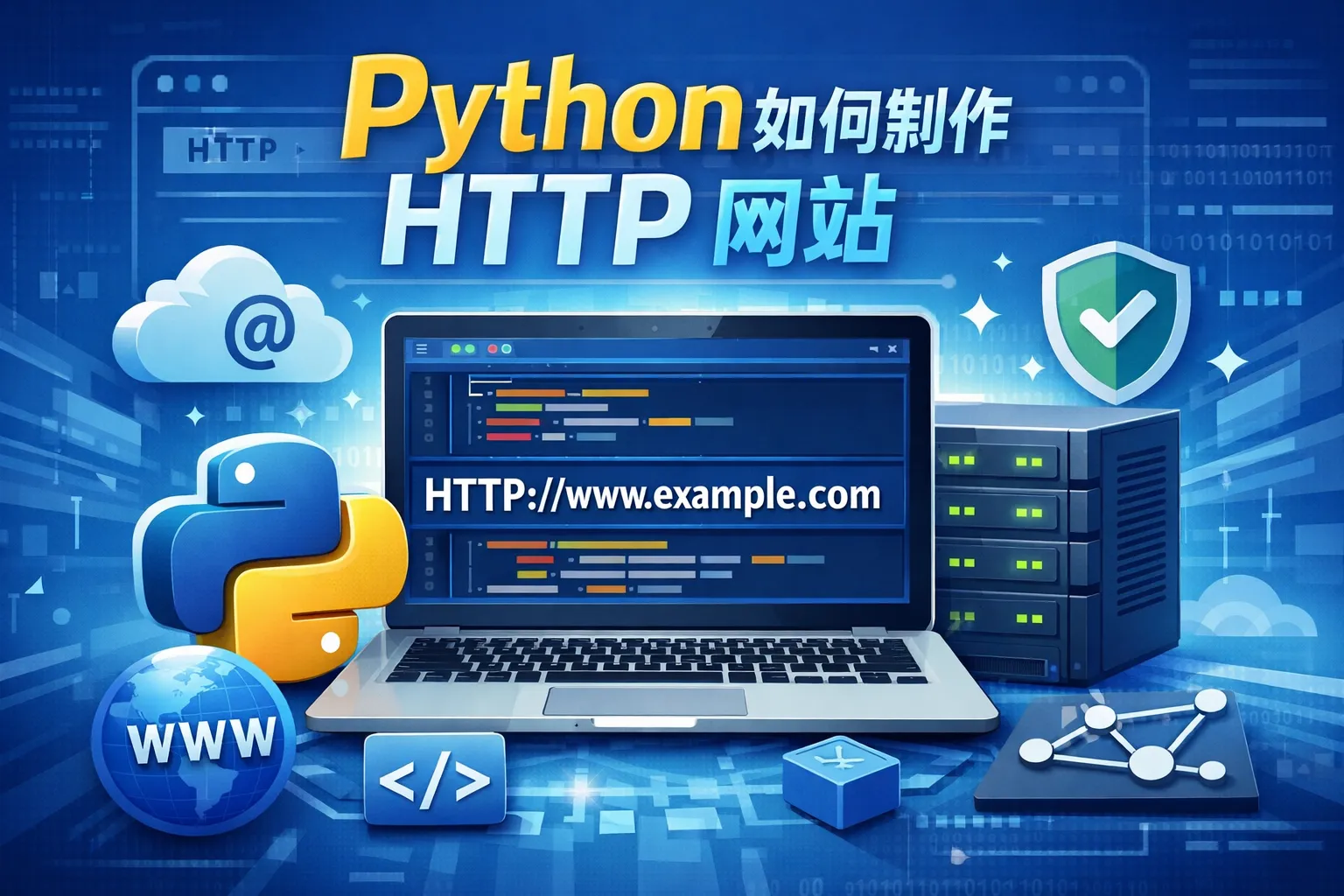 python如何制作http网站