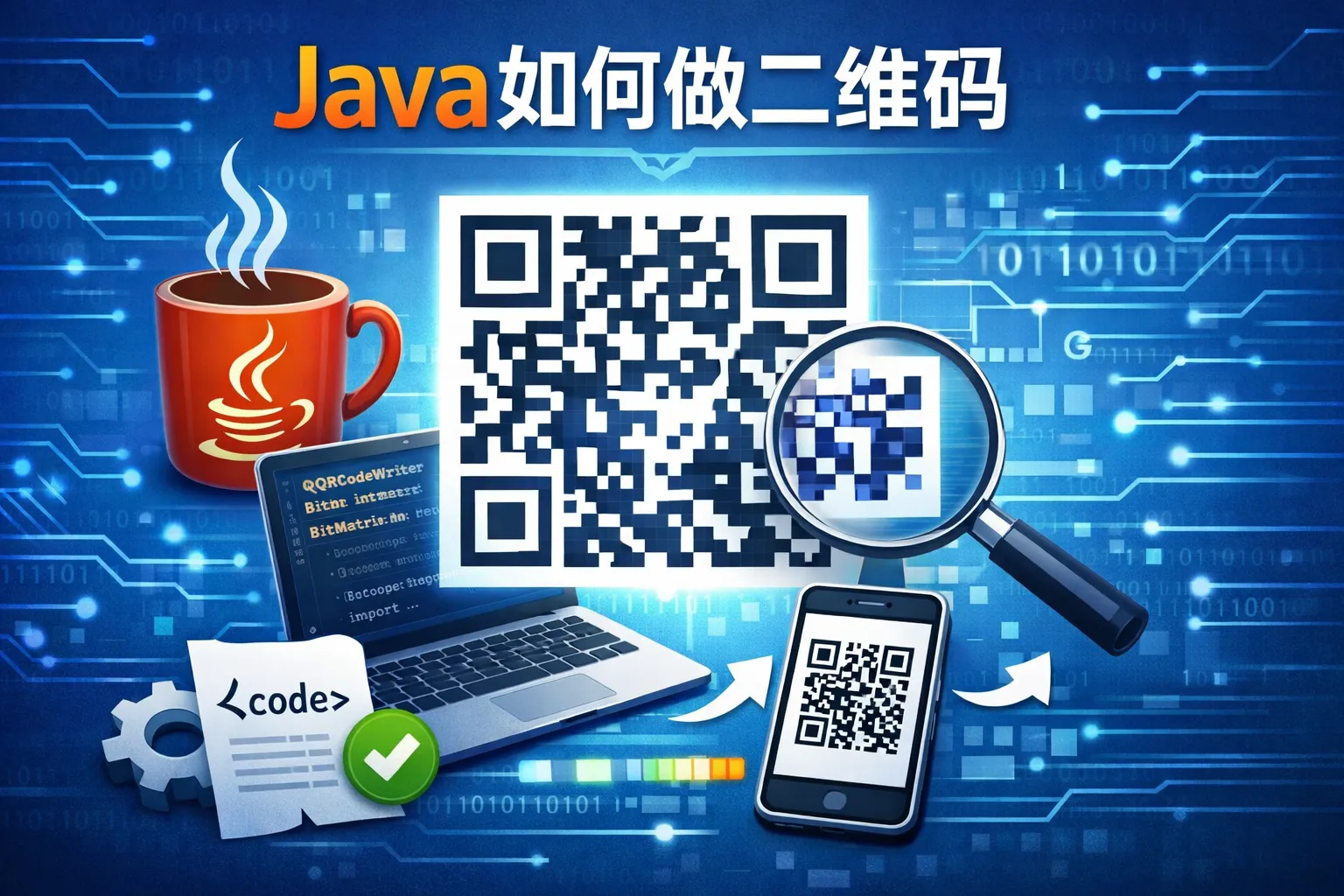 java如何做二维码