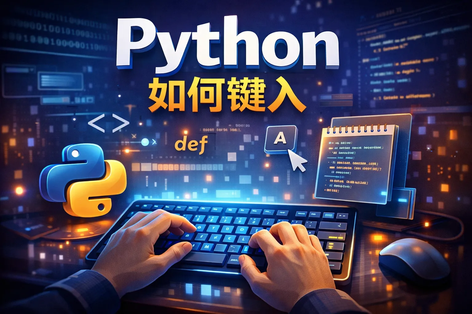 python如何键入