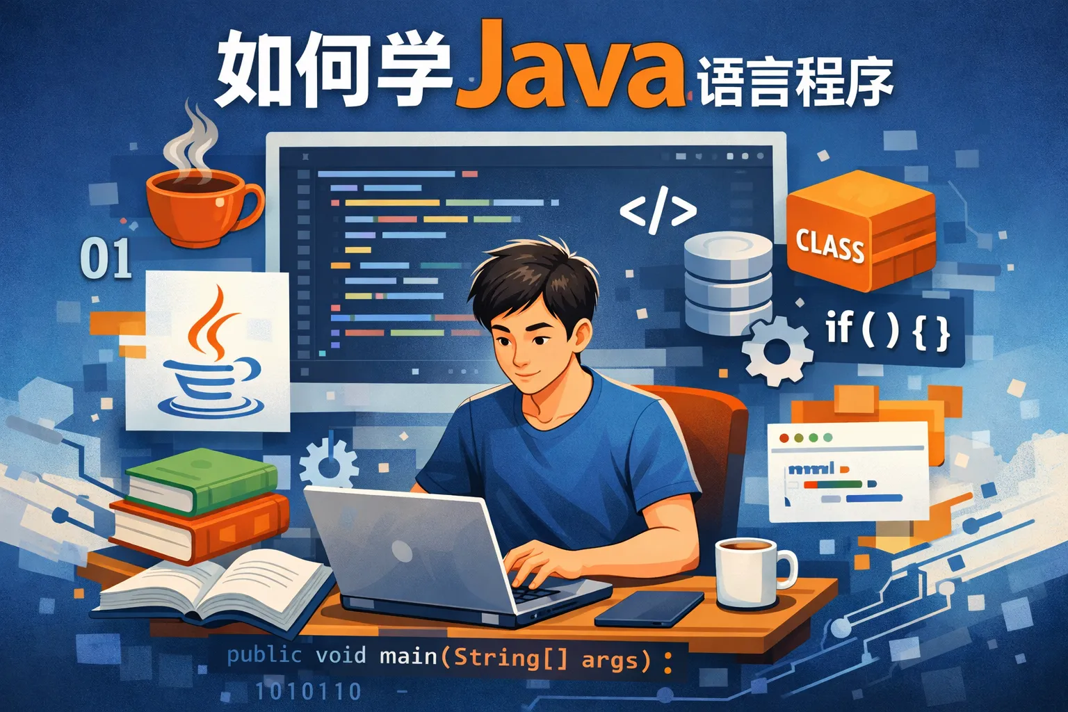 如何学java语言程序