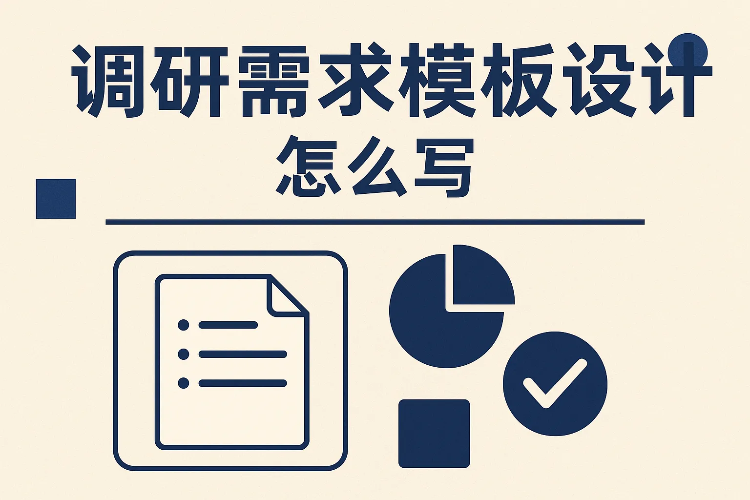 调研需求模板设计怎么写