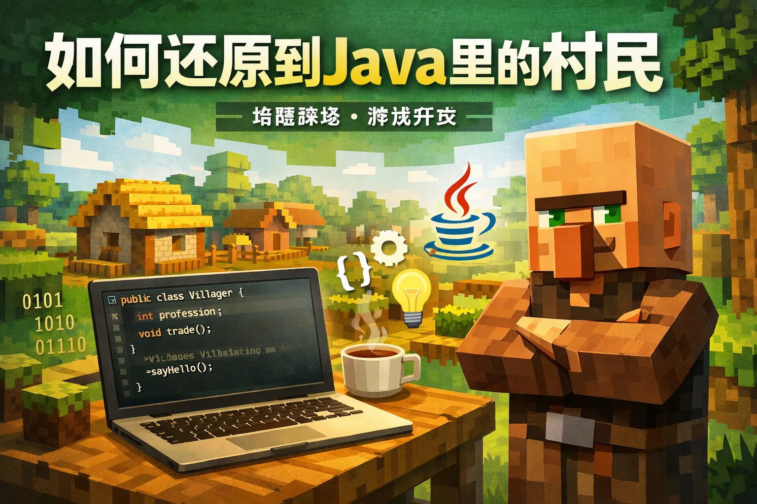 如何还原到java里的村民