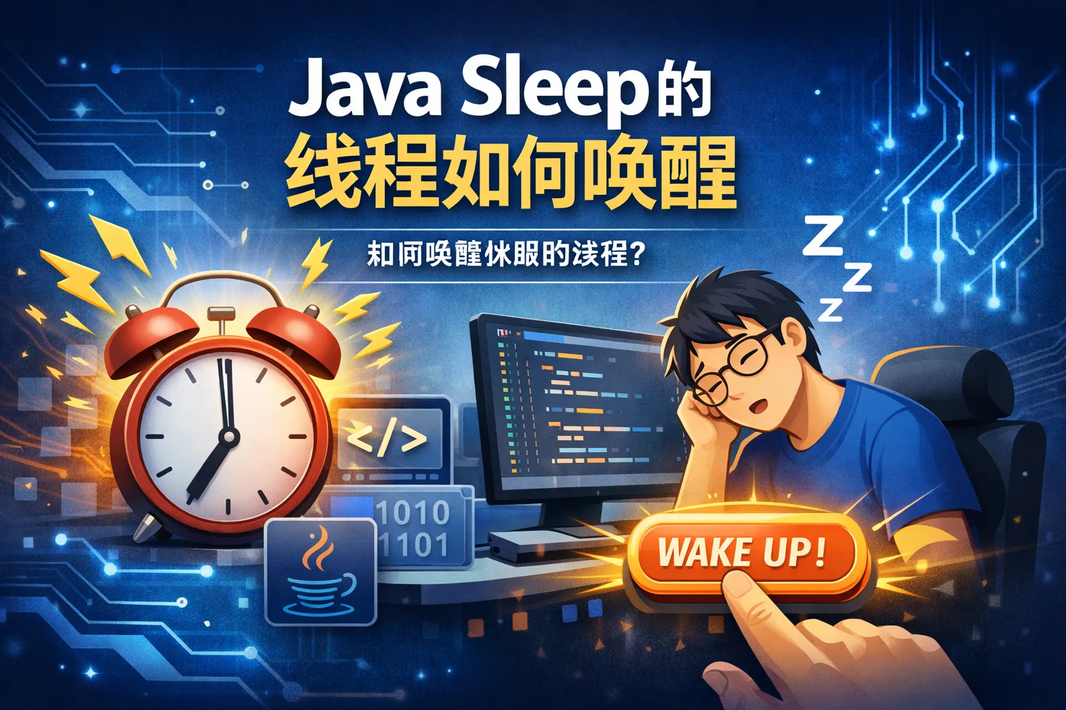 java sleep的线程如何唤醒