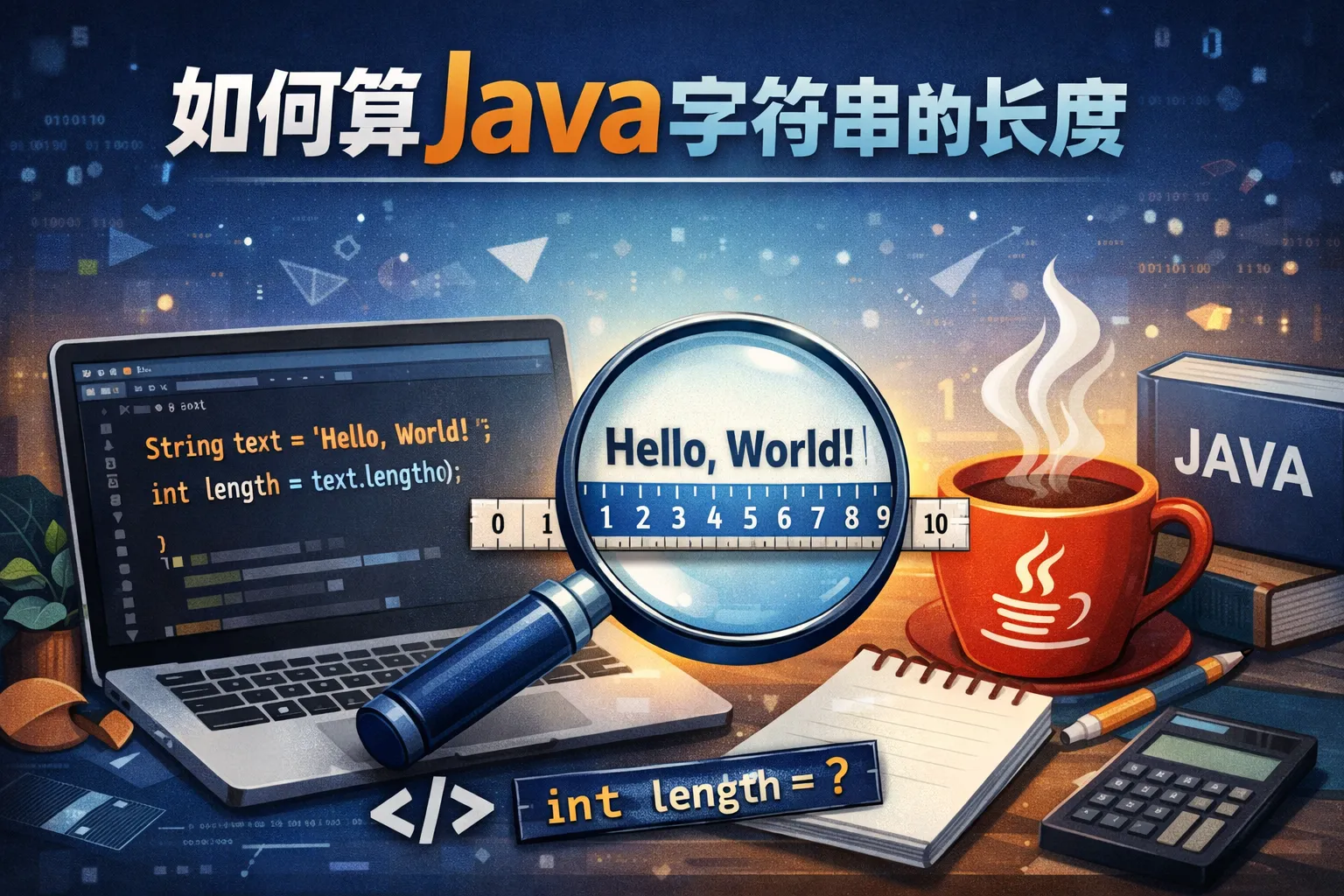 如何算java字符串的长度