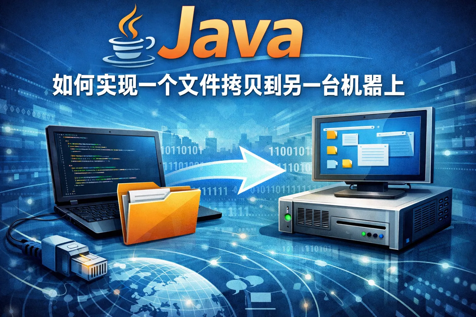 java如何实现一个文件拷贝到另一台机器上