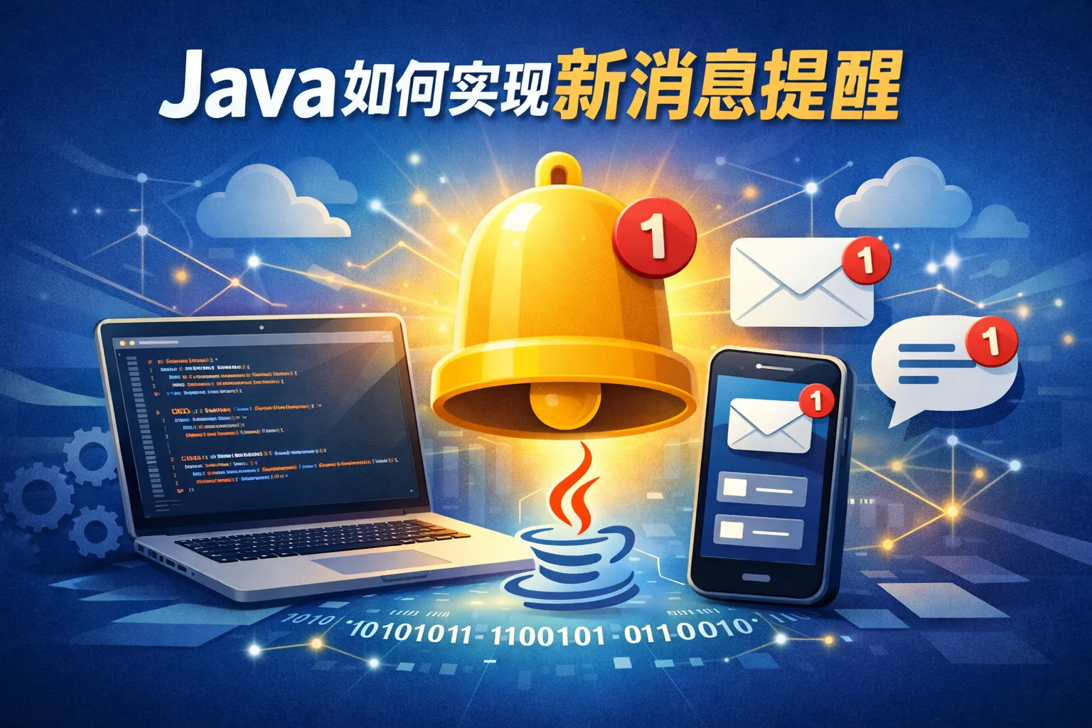 java如何实现新消息提醒