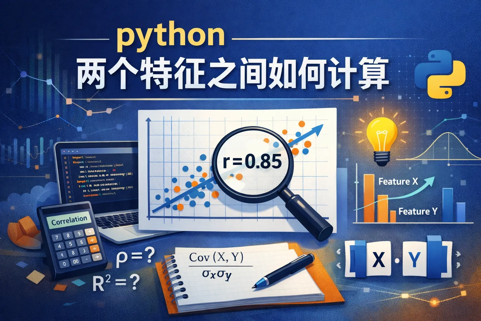 python两个特征之间如何计算