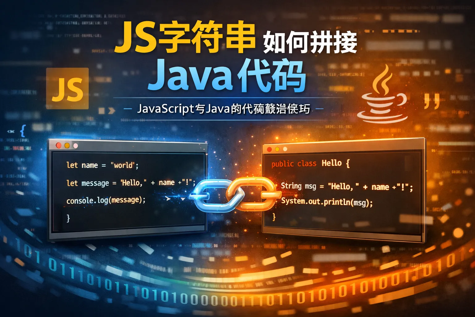 js字符串如何拼接java代码