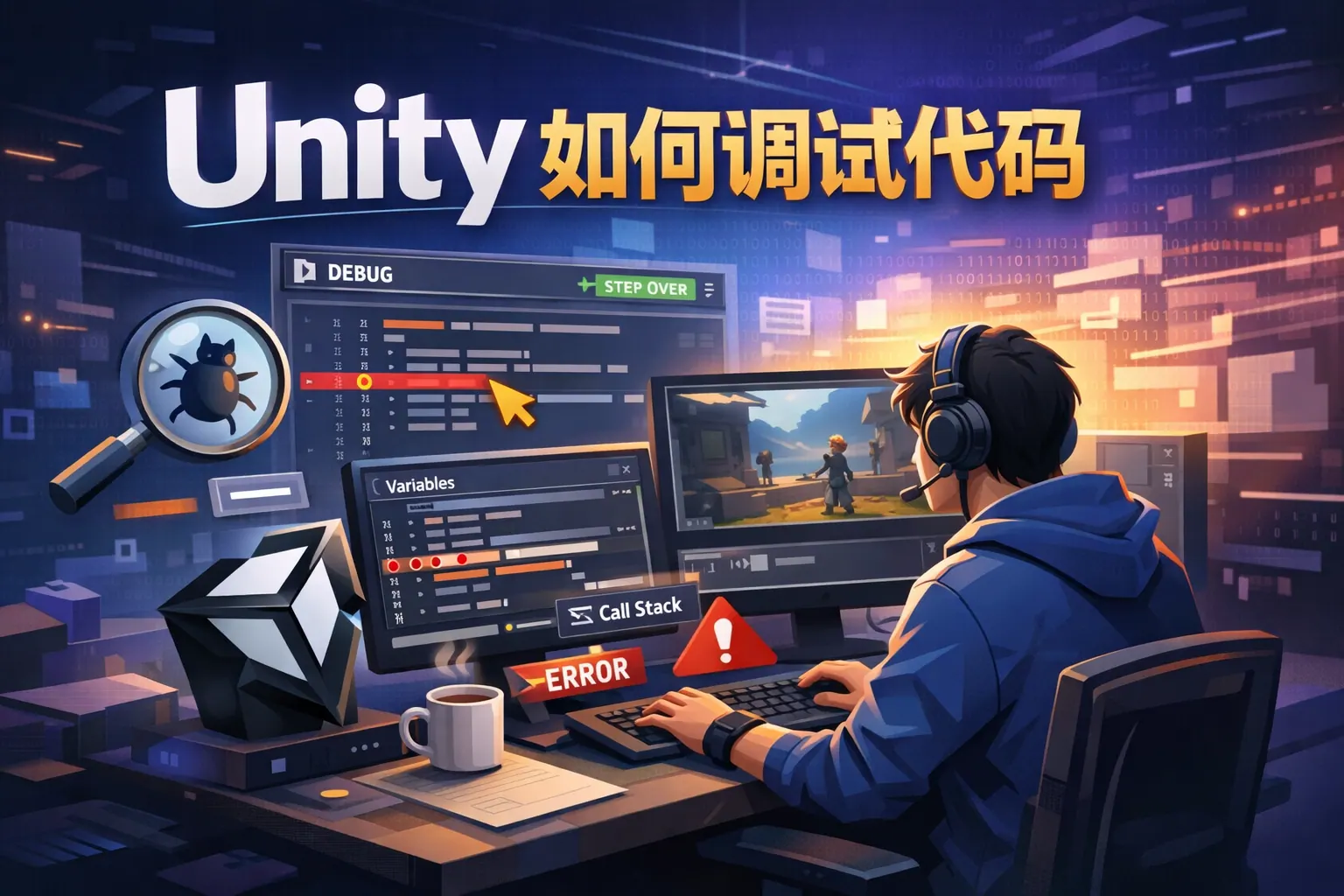 unity如何调试代码
