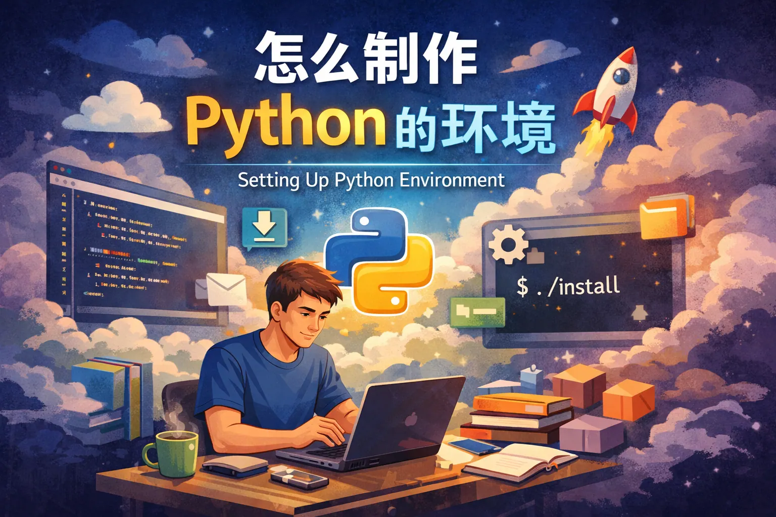 怎么制作python的环境