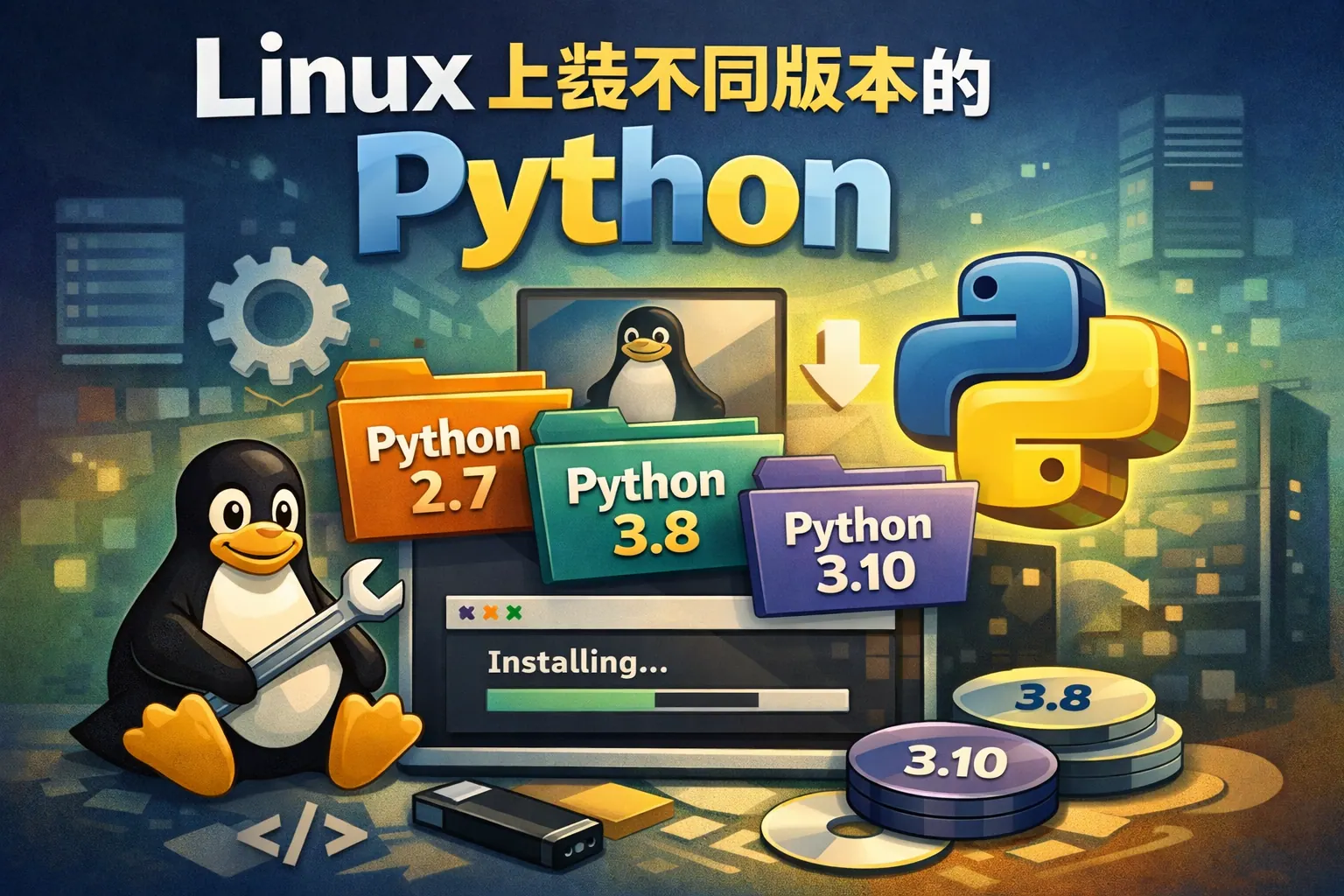 linux上装不同版本的python