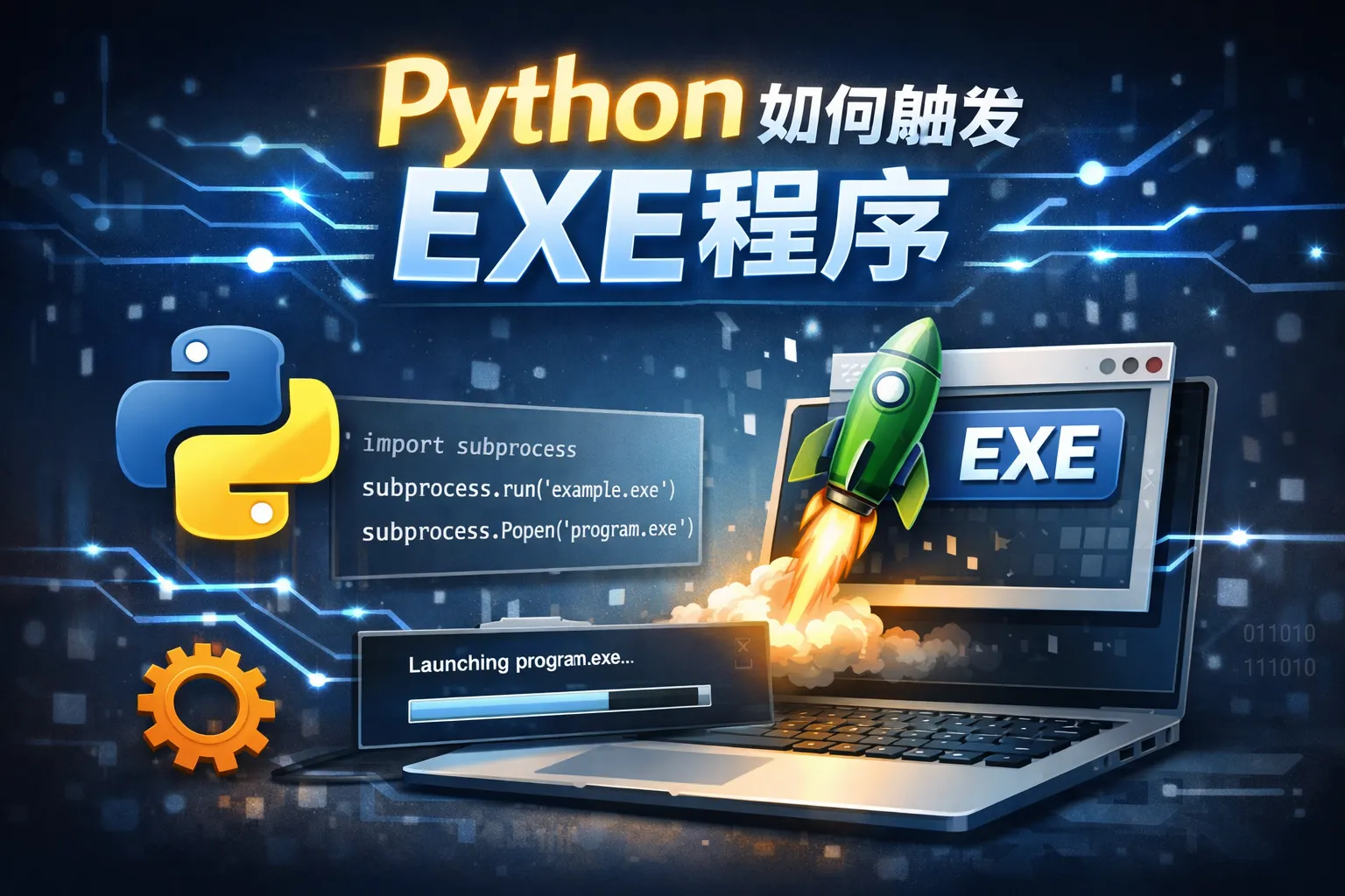 Python如何触发EXE程序