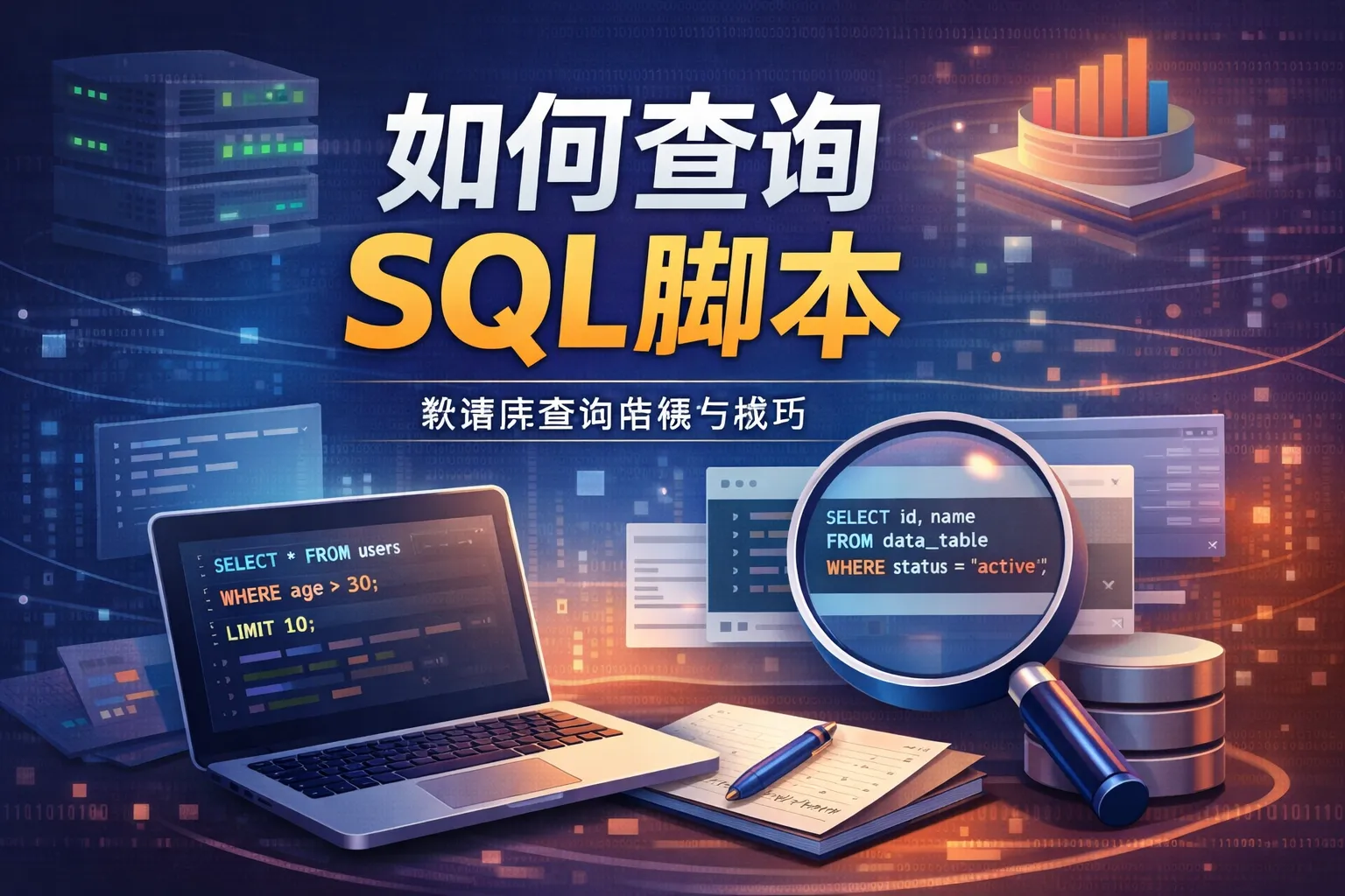 如何查询sql脚本